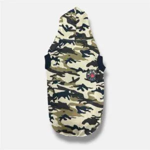 Dog T-shirt with Hoodie (Camouflage)